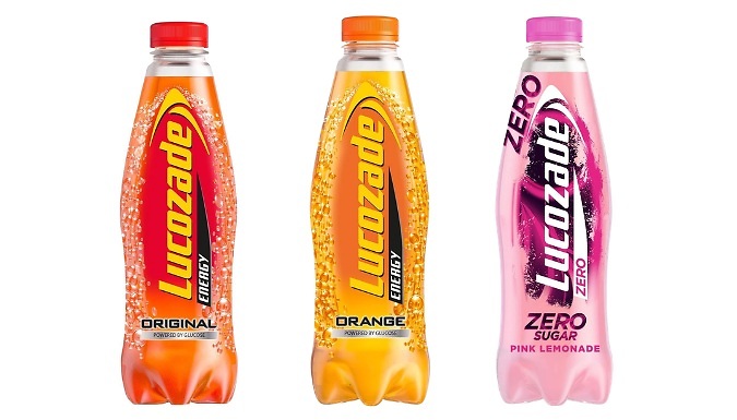 12-Pack of Lucozade Energy Sparkling Drinks (900ml) - 2 Options!