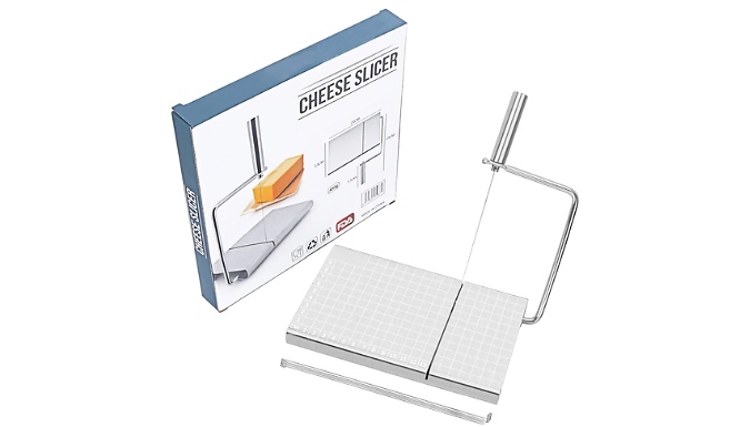 Stainless Steel Multi-Functional Cheese Slicer with Scales