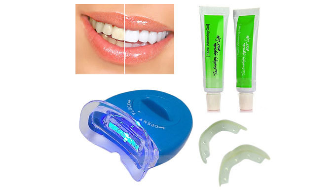 LED Teeth Whitener - 1, 2 or 4-Pack