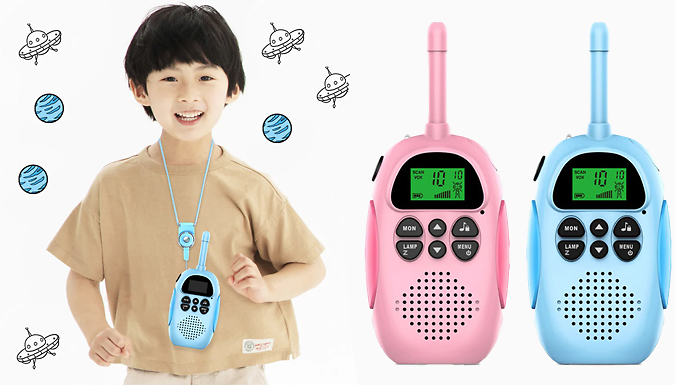 Kid's Rechargeable 2 Way Handheld Walkie Talkie