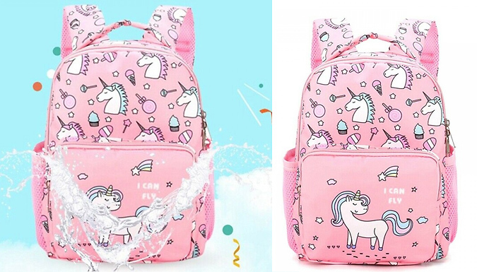 Back to sales school unicorn backpack