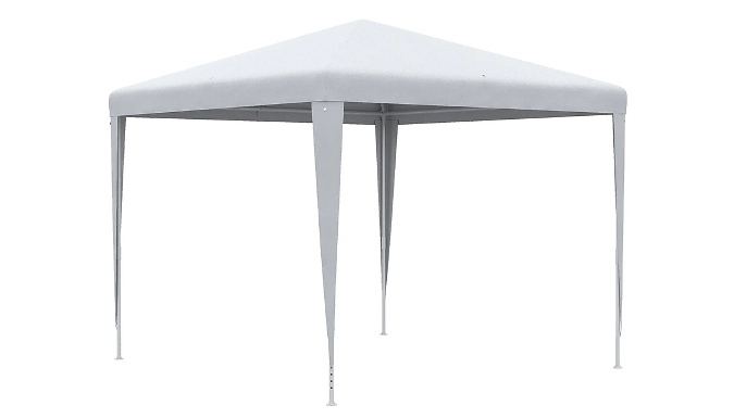 Weather-Resistant 2.7m x 2.7m Garden Gazebo - 3 Colours
