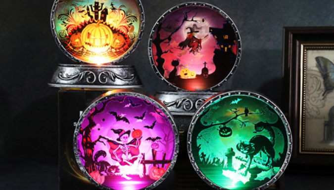 Spooky Halloween Lantern Night Light - 4 Options