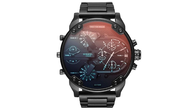 Diesel Mr. Daddy 2.0 Black Chronograph Watch