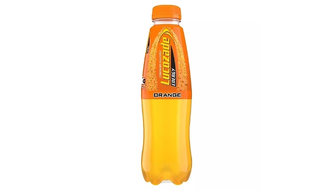 24-Pack of Lucozade Orange Sparkling Energy Drink