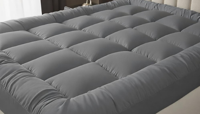 10cm Extra-Thick Super-Soft Bounce Back Mattress Topper - 5 Sizes!