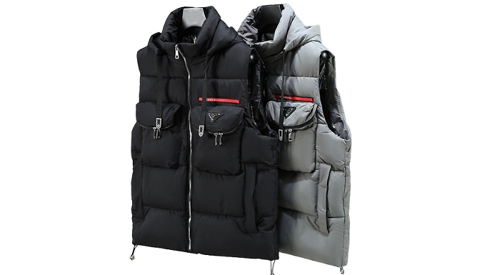 Men's Thick Padded Gilet - 2 Colours, 6 Sizes!