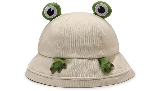 Unisex Frog Bucket Hat - 4 Colours from Go Groopie IE