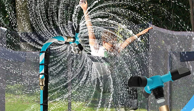 Water Whirl Trampoline Sprinkler System