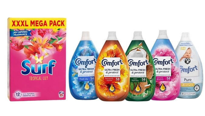 XXXL Washing Powder and Fabric Softener Duo! - 5 Options