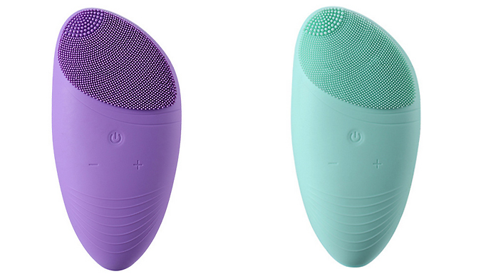 Electric Silicone Facial Cleansing Brush - 4 Colours