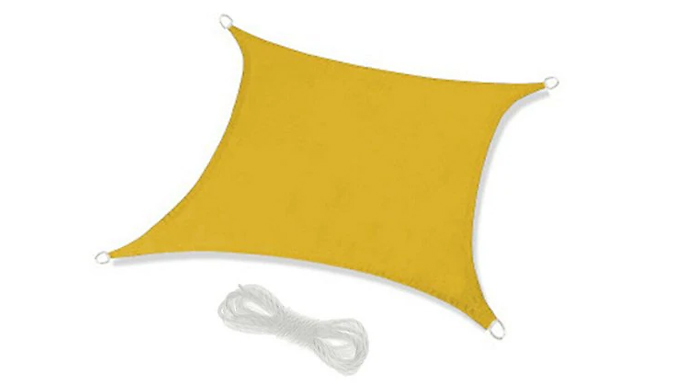 Square Shade Sail - 4 Sizes & 3 Colours
