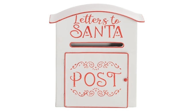 HOMCOM Letters To Santa Christmas Post Box