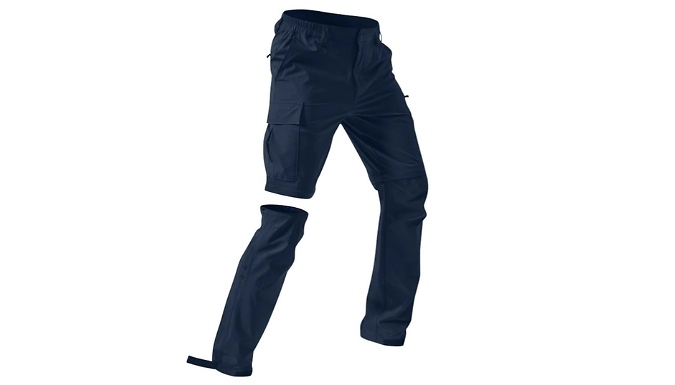 Detachable Multi-Pocket Workwear Trousers - 9 Colours, 6 Sizes!