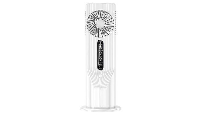 Cooling Desktop Fan with Misting Spray - 2 Colours!