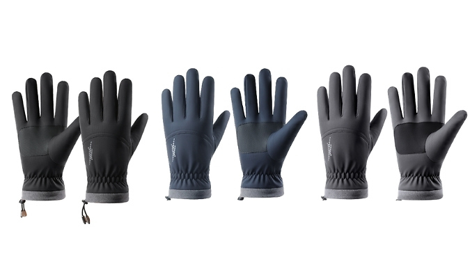 Water-Repellent Thick Winter Warm Gloves - 3 Colours, 3 Sizes!