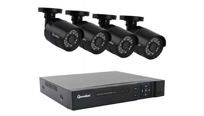 Advanced 4 Camera CCTV Security System