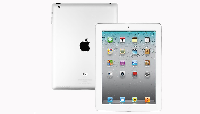 Flash Sale! Apple iPad 2 16GB With Optional Silicone Case - 2 Colours from GoGroopie