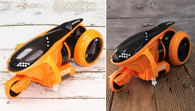 Remote Control Stunt Motorbike - 2 Colours at Go Groopie IE