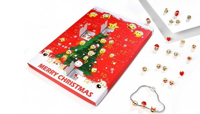 Christmas Emoticons Jewellery Advent Calendar