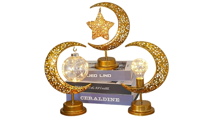 LED Hollow-Out Moon Lamp - 3 Designs!