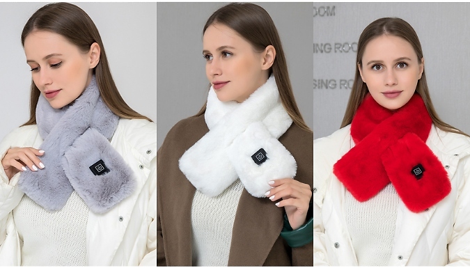 USB Heated Neck Scarf - 5 Colours