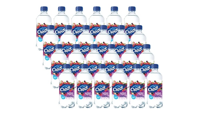24 Bottles of Perfectly Clear Summer Fruits Still Water - 500ml Each!