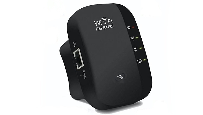 Plug-In Wi-Fi Booster - Up to 300m Coverage!