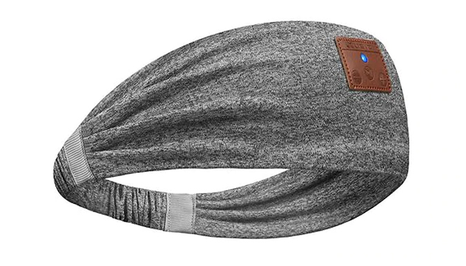 Sports Headband with Bluetooth Compatible Headphones