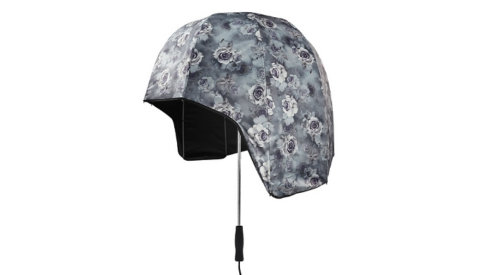 8-Rib Helmet-Shaped Large Umbrella - 7 Designs!