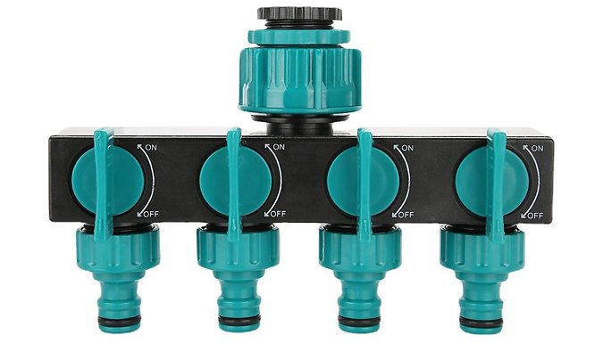 4-Way Garden Tap Faucet Valve