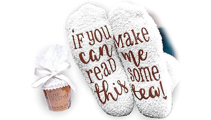 If You Can Read This Bring Me Some Tea Funny Socks - 2 Pack