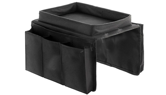 1 or 2 Multi-Pocket Sofa Arm Organising Caddies from Go Groopie IE