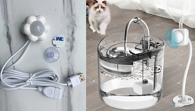 Motion activated 2024 pet fountain