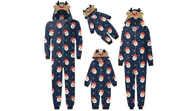 Matching Family Christmas Onesies - Adult & Children Sizes