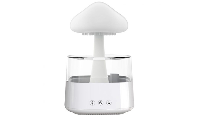 Colour Changing Raining Mushroom Cloud Humidifier - 2 Designs