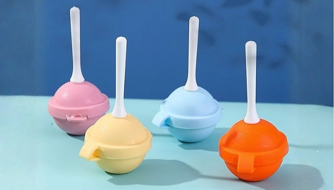 Round Shaped Ice-Lolly Moulds - 4 Colours at Go Groopie IE