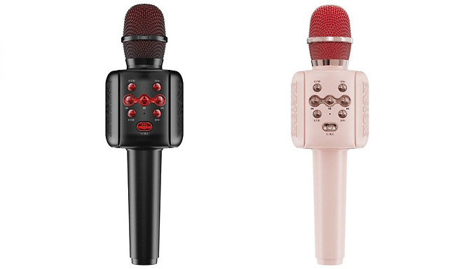 Go Groopie Whooptrading Wireless Bluetooth Compatible Karaoke Microphone - 4 Colours