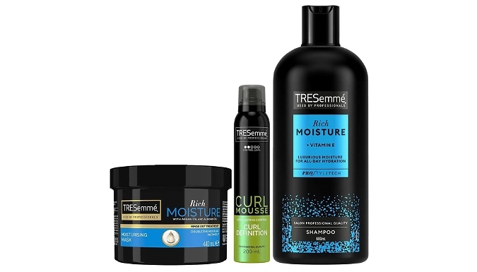 Tresemme Curly Hair Care Bundle - Moose, Mask & Shampoo!