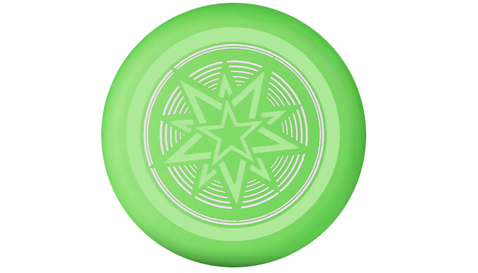 Kid's Glow-In-The-Dark Throwing Frisbee Toy - 3 Colours