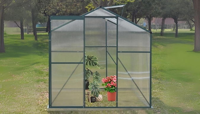 Aluminium Greenhouse with Window Opening