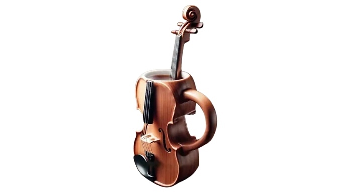 Musical Instrument Shaped Mug - 6 Designs