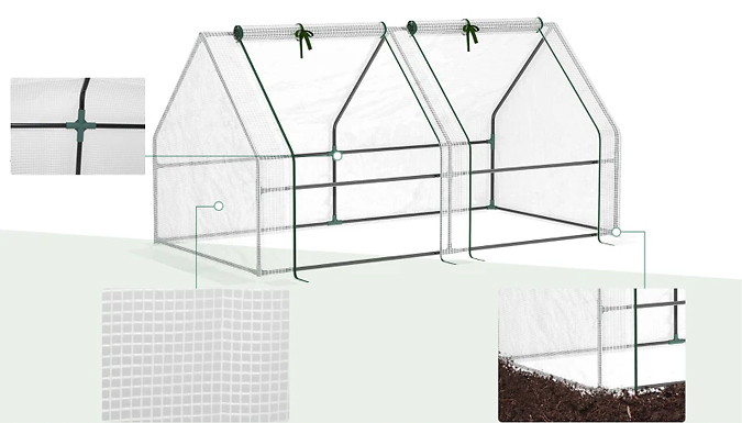 Mini Garden Heat Preserving PE Greenhouse