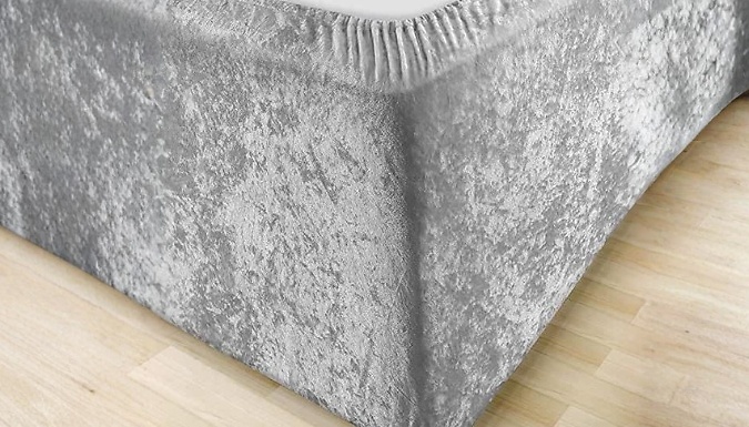Crushed Velvet Bed Base Wrap - 4 Sizes!
