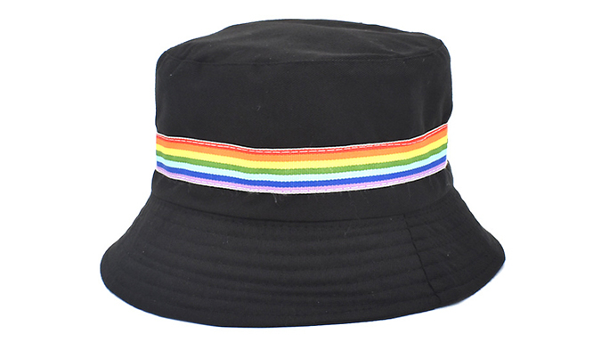 Rainbow Stripe Bucket Hat - 2 Colours