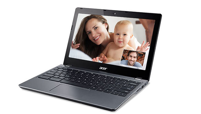 Acer C720 Chromebook Laptop with Optional Touch Screen – 16GB SSD & 2GB RAM Deal Price £69.99