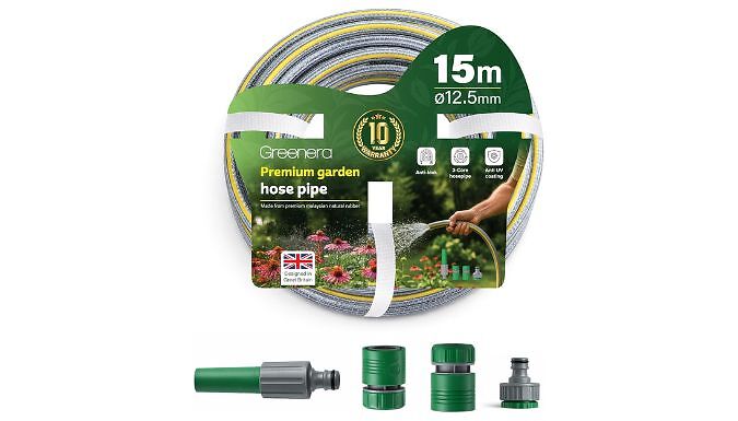 15m Heavy Duty Garden Hose Pipe