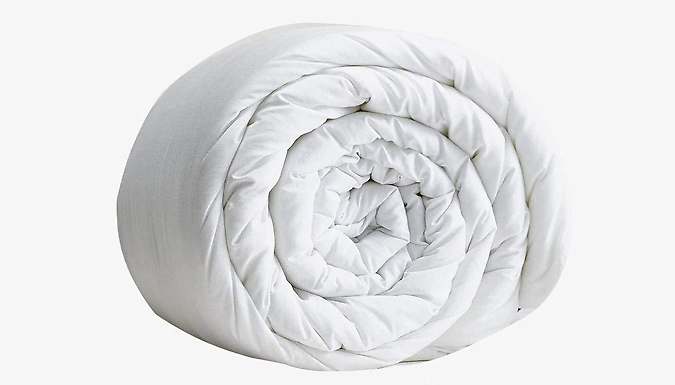 10.5-Tog Soft Like-Down Duvet with Optional Pillows - 3 Sizes