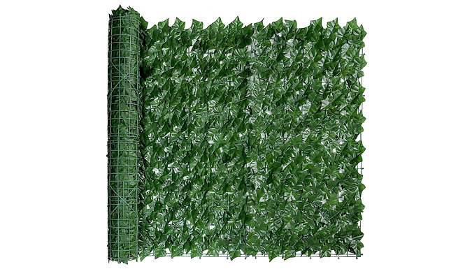 3m Artificial Ivy Leaf Garden Fence Privacy Wall Trellis