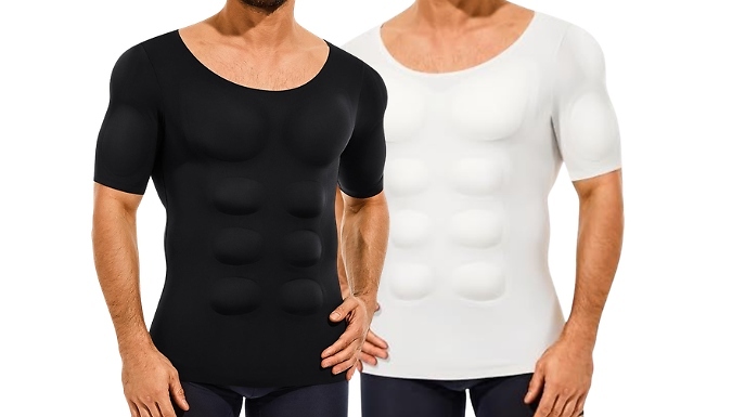 Men’s Body-Sculpting Shapewear Top - 2 Colours, 4 Sizes!